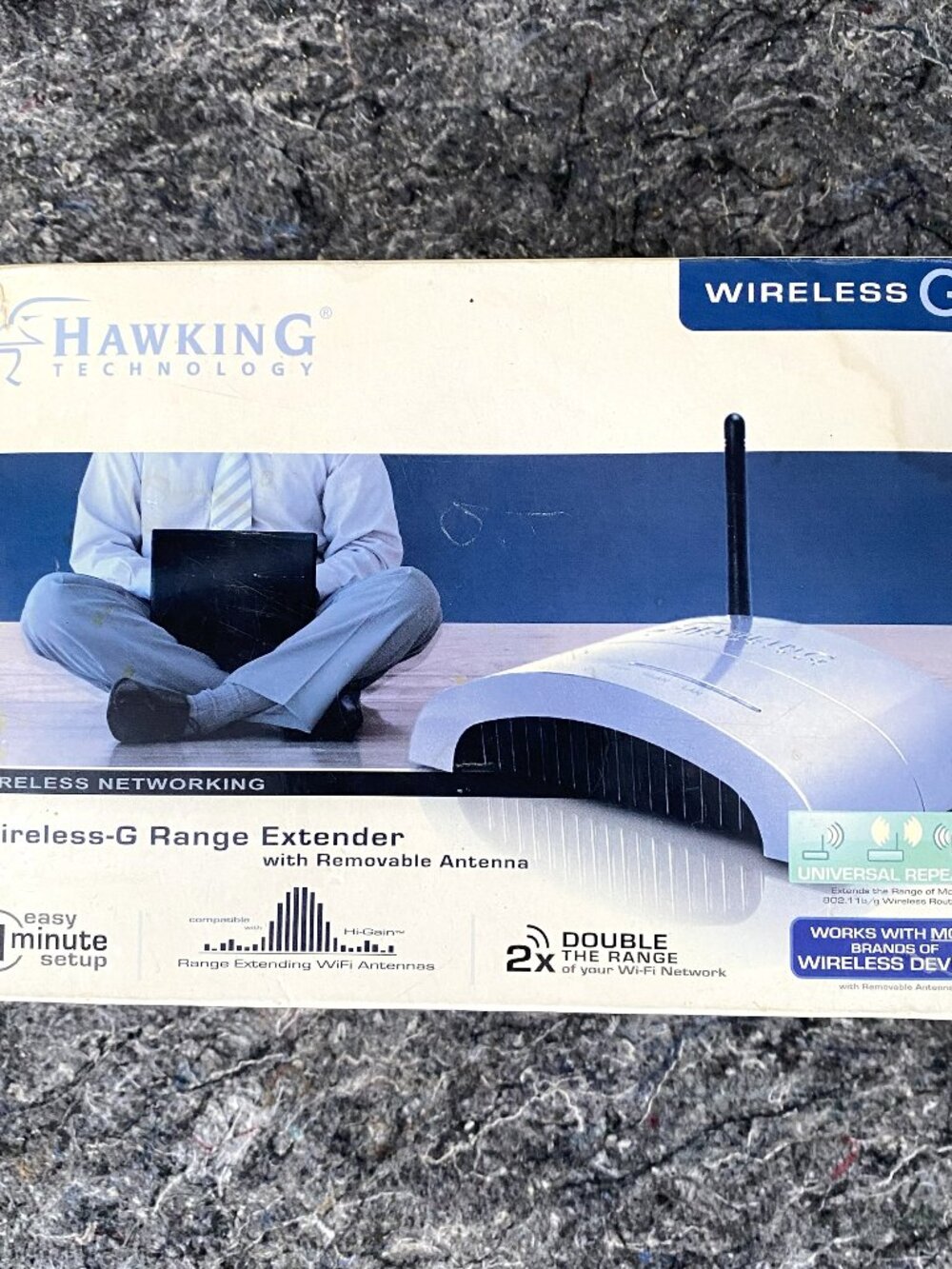 Hawking Wireless-G Range Extender Universal Repeater WiFi Extender